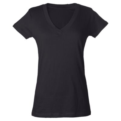 Women's Fine Jersey V-Neck T-Shirt Thumbnail