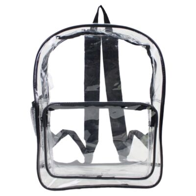 Large 17" Heavy Duty Clear Backpack Thumbnail