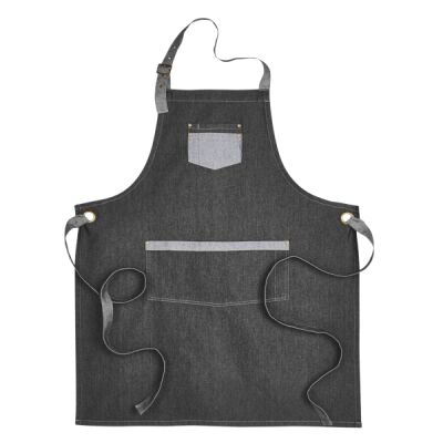 Domain Contrast Denim Bib Apron Thumbnail