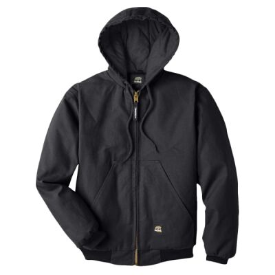 Men's Tall Highland Washed Cotton Duck Hooded Jacket Thumbnail