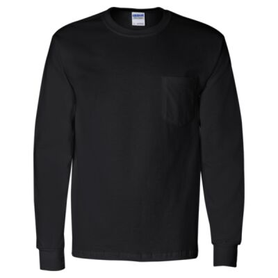 Unisex Ultra Cotton® Long Sleeve Pocket T-Shirt Thumbnail