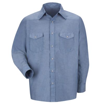 Men's Deluxe Western Style Long Sleeve Shirt Thumbnail