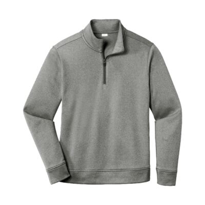 PosiCharge ® Sport Wick ® Heather Fleece 1/4 Zip Pullover Thumbnail