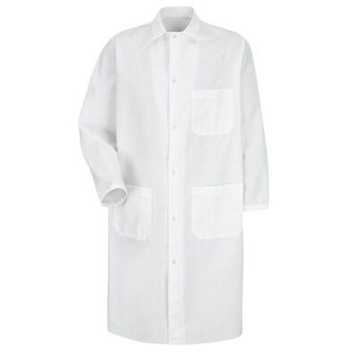 Unisex Butcher Coat with Exterior Chest Pocket Thumbnail