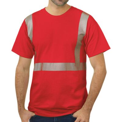 Unisex USA-Made Hi-Visibility Comfort Trim T-Shirt Thumbnail