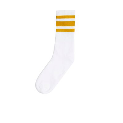 USA-Made Striped Crew Socks Thumbnail