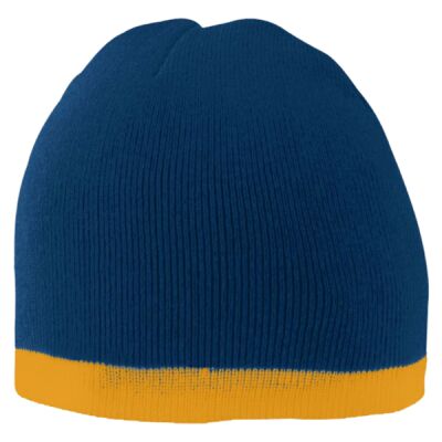 Two-Tone Knit Beanie Thumbnail